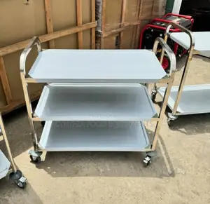 3 Steps Stainless Steel Food Trolley