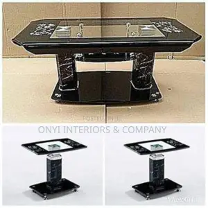 Tempered Glass Coffee Table Side Stool