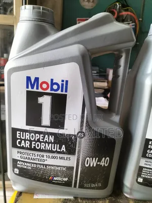 Mobil 1 European Car Formula 0w-40 Full Synthetic Motor Oil
