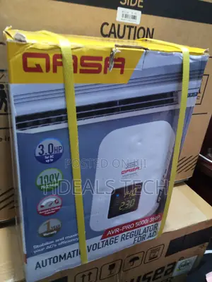 Qasa Wall Mount Stabilizer Avr-Pro 5000 – 3hp Capacity