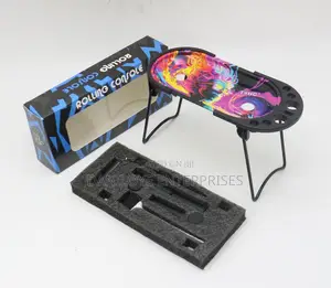 Rolling Tray Console