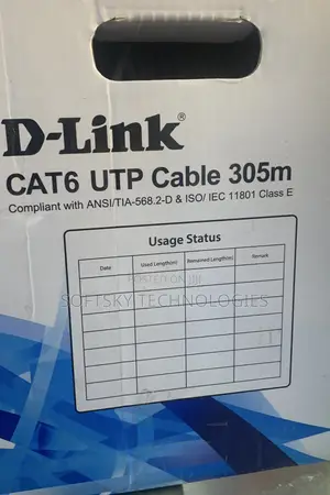 D-Link Cat6 Utp Network Cable 305m