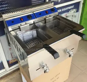 Industrial 18l X18l Gas Deep Fryer With Tap