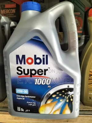 Mobil Super 1000 20w-50 Engine Oil. Volume: 5 Liters.