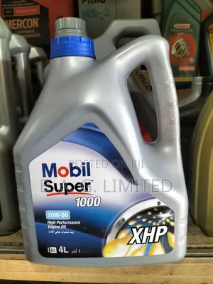 Mobil Super 1000 20w-50 Engine Oil Xhp. 4 Liters.