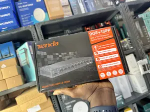Tenda 8 Ports Gigabits And Poe Switch With Fiber Ports