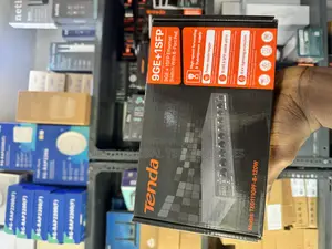 Tenda 8 Ports Gigabits And Poe Switch With Fiber Ports