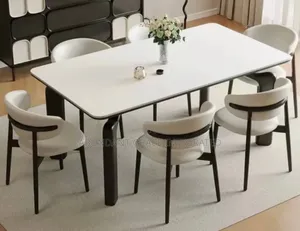 Classic Modern Dinning Table With 6 Chairs.