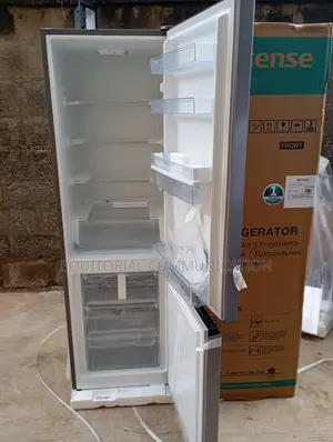 Sleek Silver Hisense 35dcb-Rd – 264l Bottom Freezer Fridge