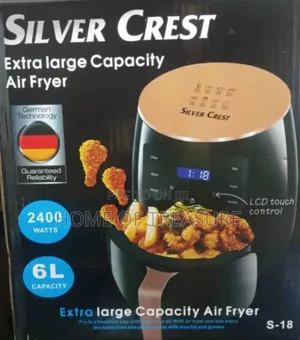 2400watt 6l Extra Large Capacity Silver Crest Air Fryer S-18