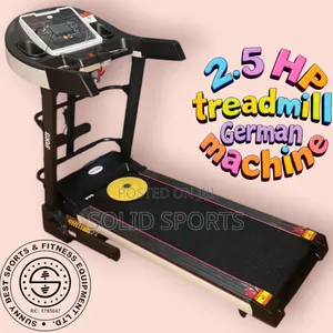 German Machine 2.5 Hp Treadmill With Twister and Dumbbell 