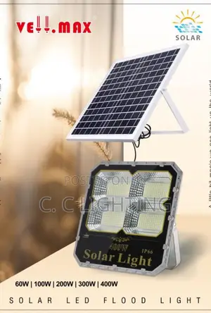 400w Led Solar Light High Bright Flood Light Waterproof