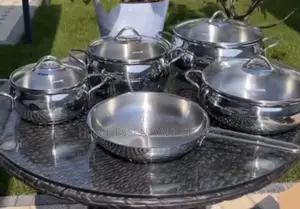 Korkmaz Stainless Steel Cookware Set - Turkish 18/10 Induction Pot