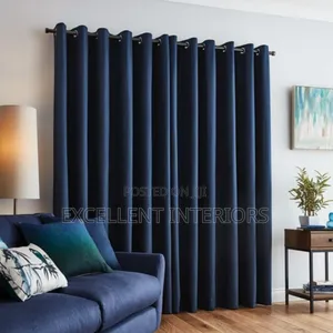 High Quality Navy Blue Curtains