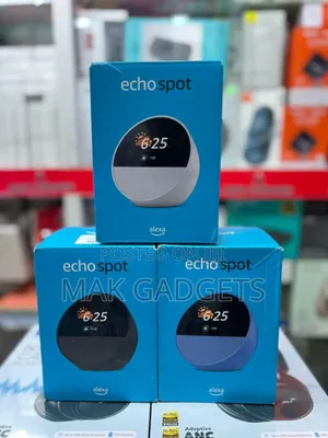 Amazon Echo Spot Speaker Smart Alarm Clock With Vibrant