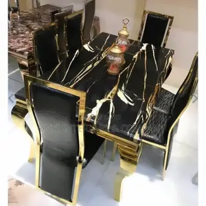 Marble Dining Table With 6 Chairs