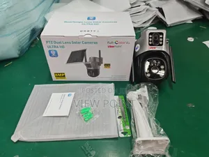 Solar Powered 4g Simcard Dual Lens Alert Rotational Cctv Cam