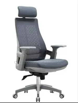 Ergonomic Swivel Mesh High Back Chair With (Headrest