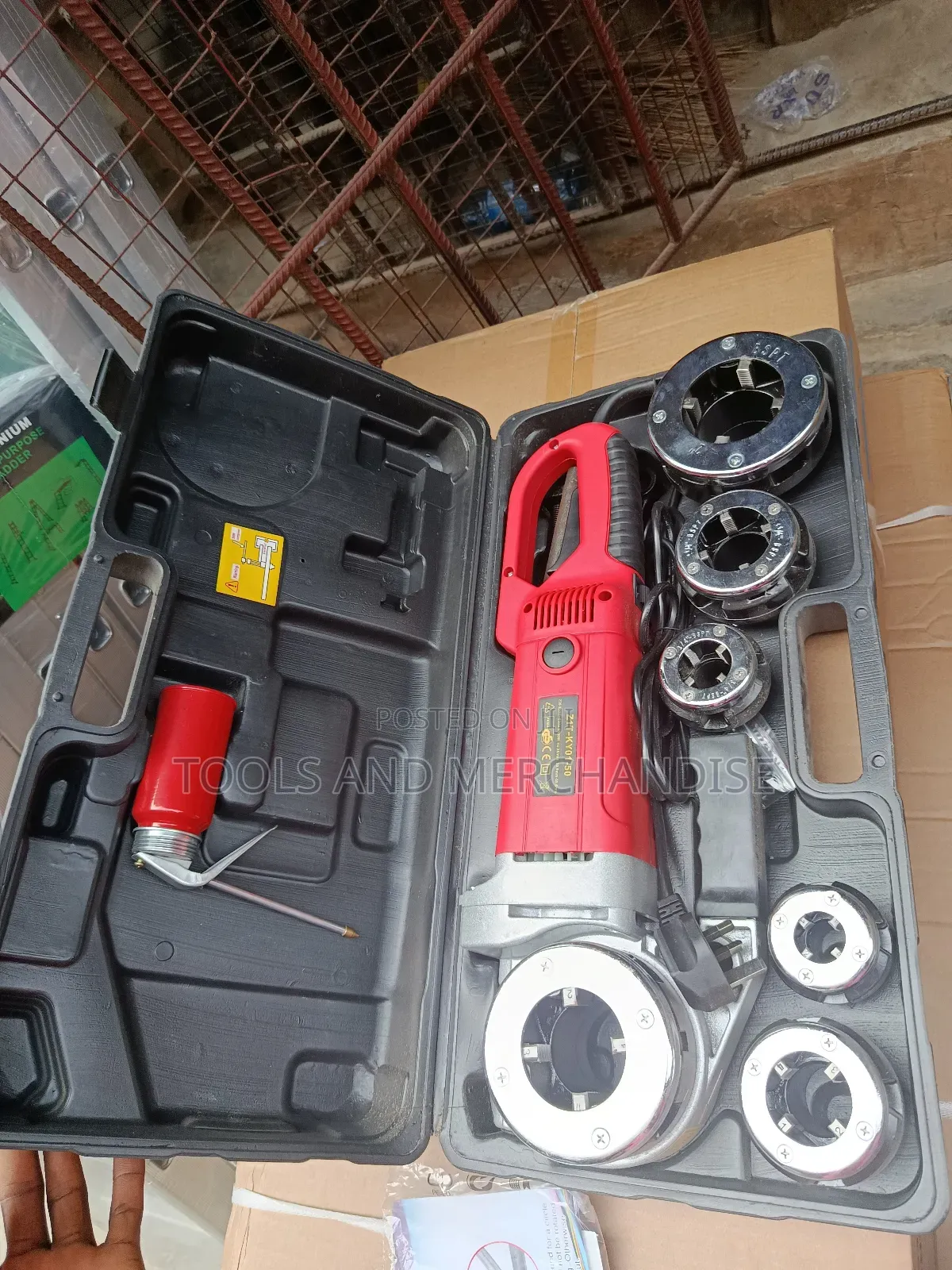 Hand Electric Pipe Threading Machine (1⁄2"-2")