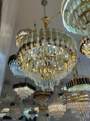 Gold Crystal Chandelier