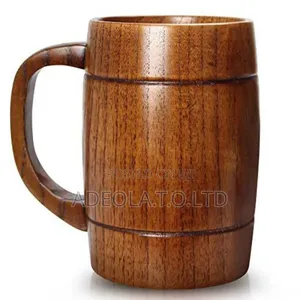 Natural Wooden Mug for Water, Coffee and Beer
