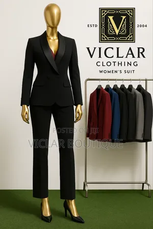 Unique Women Black Trouser Suit