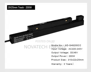 200 Watts Power Supply for Magnetic Track Light