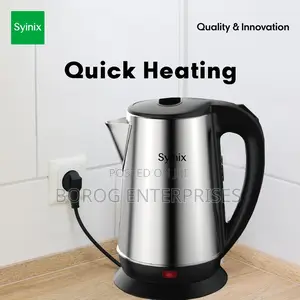 Syinix 2.2l Electric Kettle Silver-ske22u1