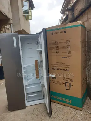 Exclusive Hisense 529l Side by Side Refrigerator-Rd5p558nmsn
