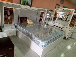 Contemporary Bed 180 By 200 With Dressing Mirror & Bedsides