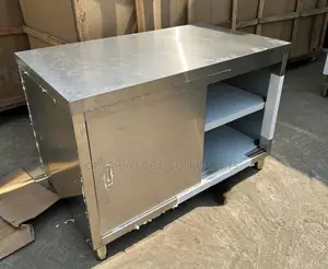 5ft Working Table With Cupboard