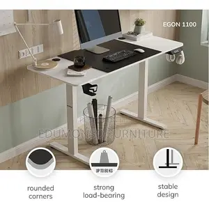 New Modern Adjustable Electric Table White(120* 60*74)