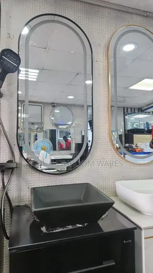 Framed Led Mirrors Size: 100x55cm
