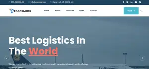 Courier Logistics Website - Realtime Tracking Management