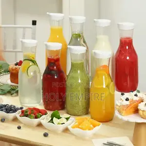 50 Oz Large Plastic Water Bottle With Flip Cap, Square Base
