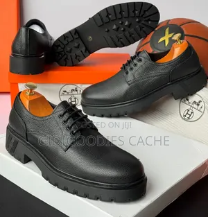 Hermes Chunky Lace-Up Shoes