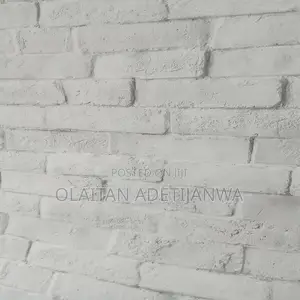 3d White Brick Luxurious Wallpaper