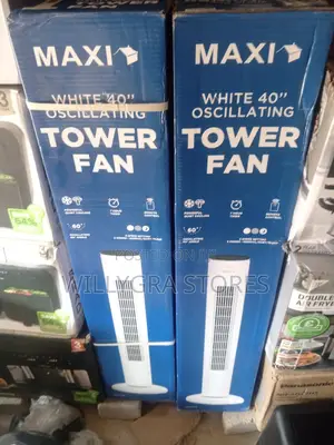 Maxi 40 Inch Oscillating Tower Fan With Remote