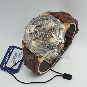 Hanboro Leather Automatic Watch