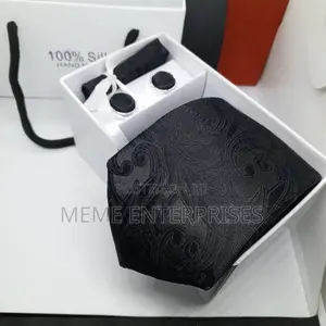 Black Set of Tie 