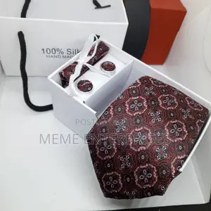 Men Tie (Cuff Link Pocket Square)