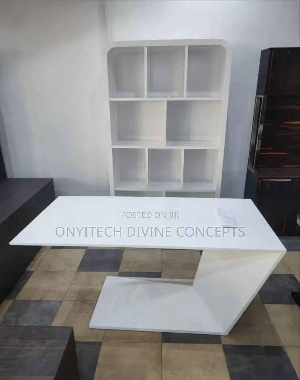Classic White Executive Office Table
