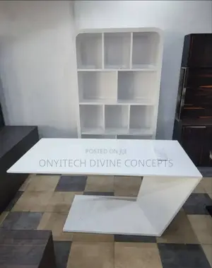 Classic White Executive Office Table