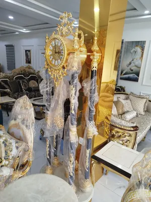 Classic Royal Golden Standing Clock