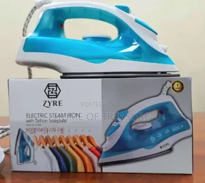 Zyre Electric Steam Iron With Teflon Sole Plate