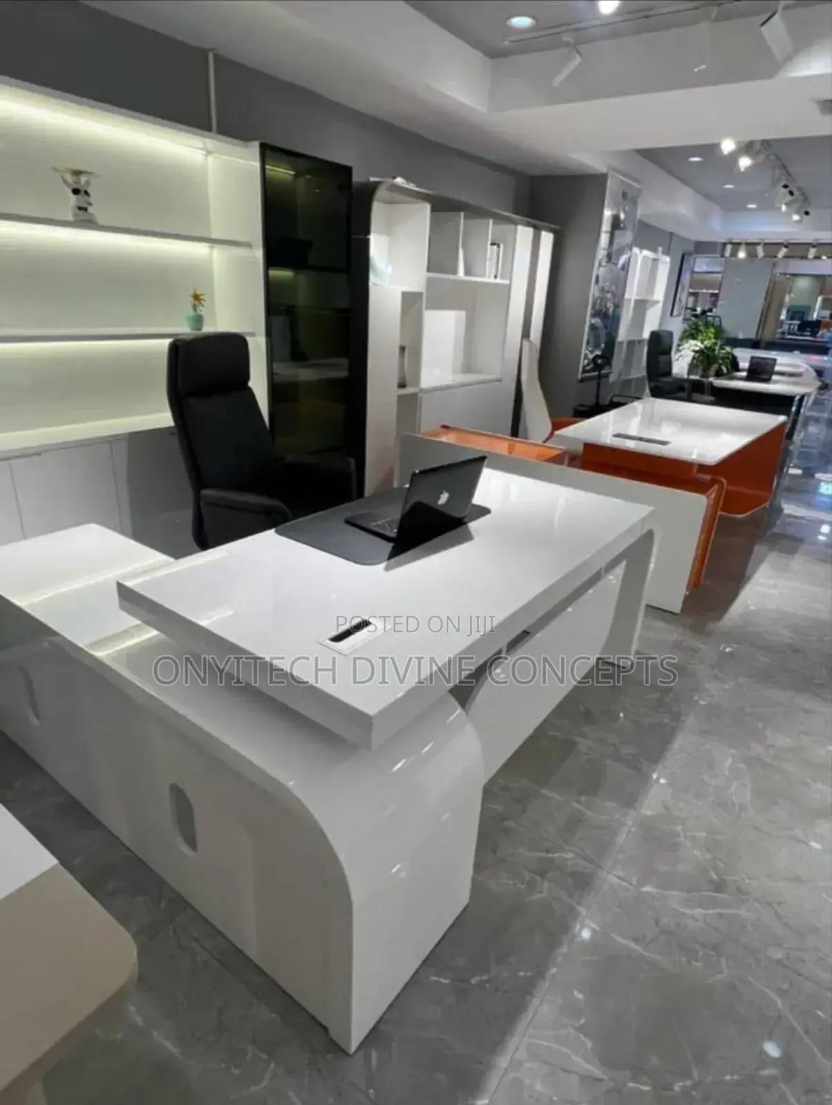 Classic White Office Table