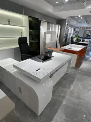 Classic White Office Table