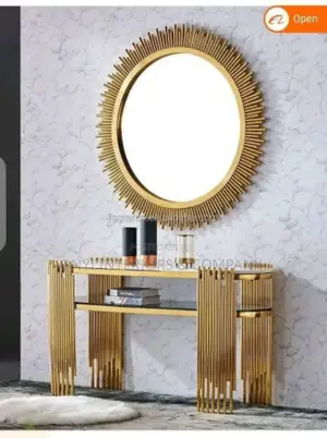 Console Mirror and Stand