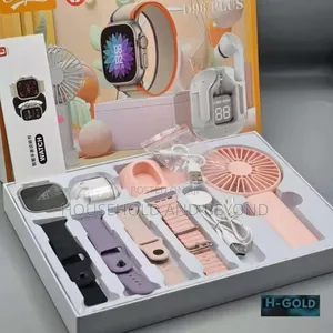 D96 10 in 1 Smart Watch (Rechargeable Fan, Earbud and More)