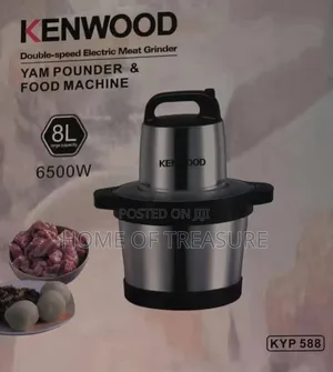 Kenwood Yam Pounder and Food Machine 8l 6500w Model: Kyp 588